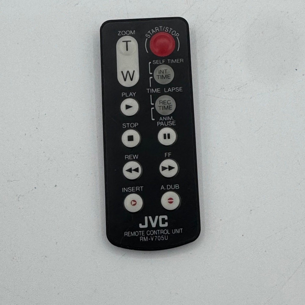 JVC RM-V705U Remote Control Unit for Camcorder Video Black